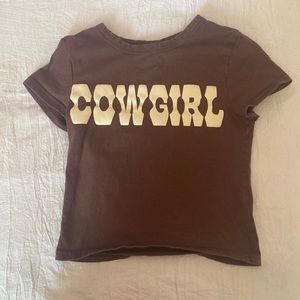 Brandy Melville cowgirl top